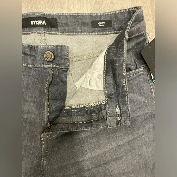 Mavi Jeans Mens 32x30 Gray James Skinny Stretch Cotton Blend NEW! NWT $128